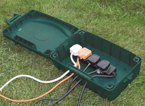 homebase outdoor electrical box|4 socket weatherproof box.